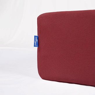 Prześcieradło jersey z gumką 120x200 Darymex bordowe