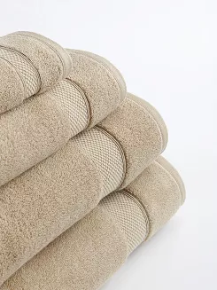 Ręcznik bawełniany Leo 100x150 mocca
