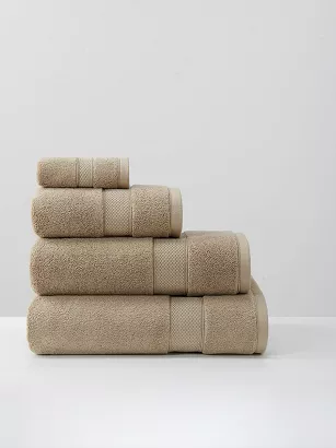 Ręcznik bawełniany Leo 100x150 mocca