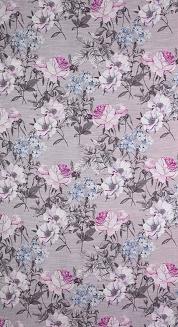 Zasłona gotowa na taśmie HONEY 140x270 Eurofirany beżowy/fioletowy