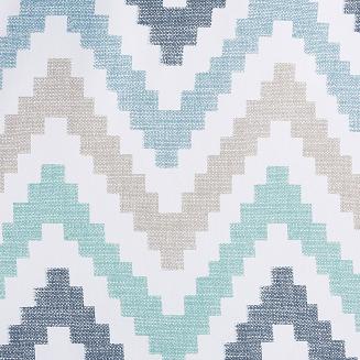 Zasłona gotowa na przelotkach NASTIA 140x250 Eurofirany niebieski