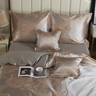 Ekskluzywna Pościel Atłasowa Z Haftem 220x200 AT013