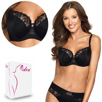 Biustonosz Semi Soft AV 1921 półusztywniany czarny