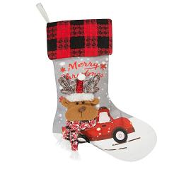 Ozdoba świąteczna RENNE 28x50 Eurofirany jasnoszary