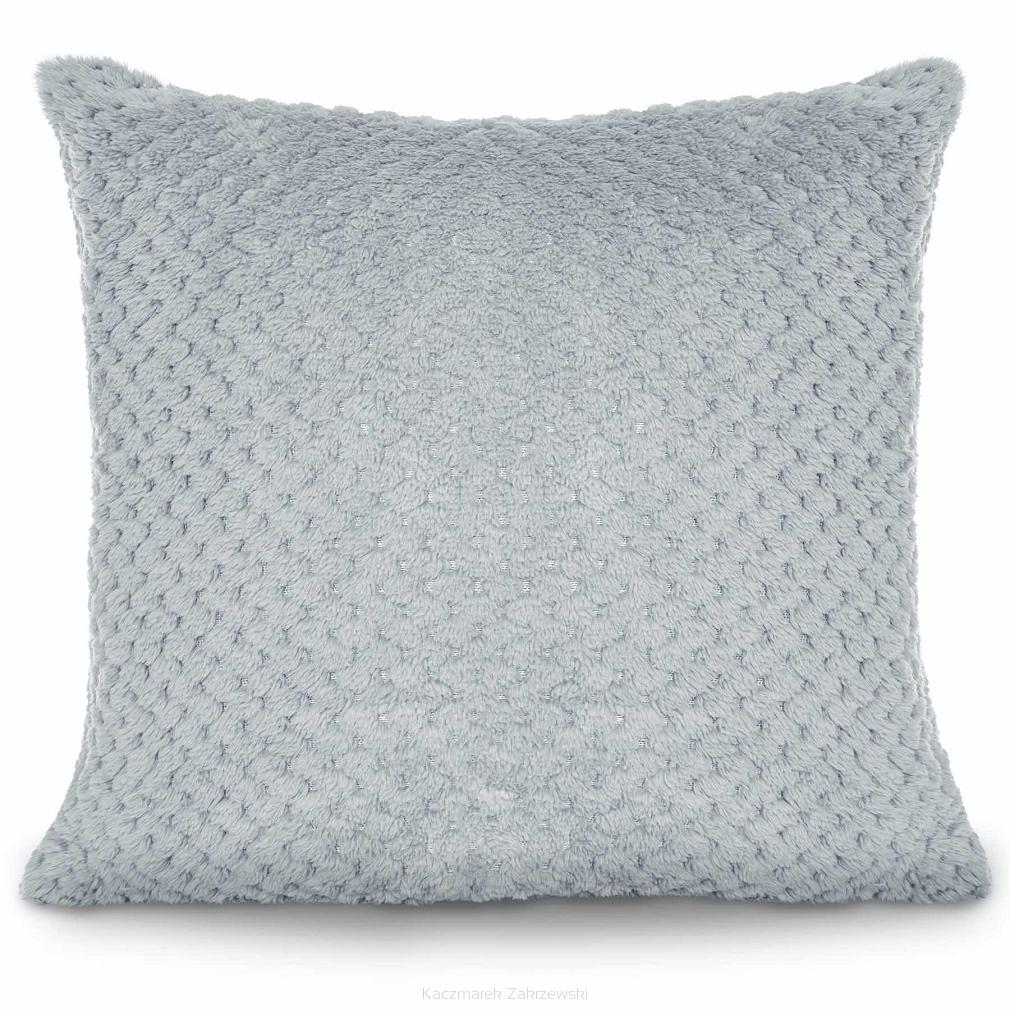 Poszewka dekoracyjna z mikrofibry MONTE 40x40 szara