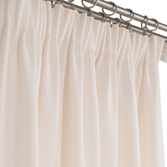 Zasłona gotowa na taśmie JODEŁKA 140x250 kremowa