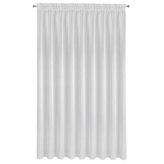 Firana gotowa na taśmie SIBEL 400x250 Eurofirany biały/srebrny