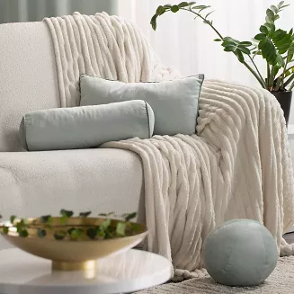 Poszewka dekoracyjna GAJA2 60x60 Eurofirany morska z lamówką