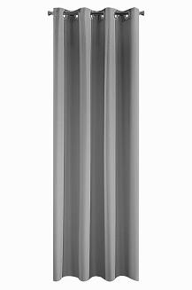 Zasłona gotowa na przelotkach ALENA 140x250 Eurofirany stalowy