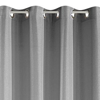 Zasłona gotowa na przelotkach ALENA 140x250 Eurofirany stalowy