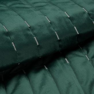 Narzuta dekoracyjna FRIDA 170x210 ciemnozielony