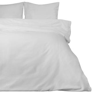 Pościel satyna bawełniana 140x200 jednobarwna biała