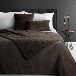 Narzuta dekoracyjna NINA 220x240 ciemnobrązowy
