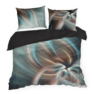 Pościel satynowa PRISMA 220x200 Eva Minge Eurofirany stalowy