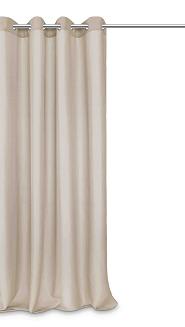 Zasłona gotowa na przelotkach VIVA 140x250 taupe