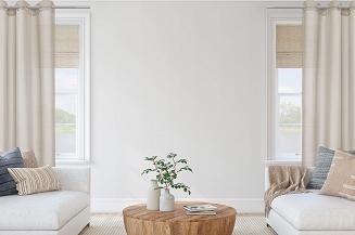 Zasłona gotowa na przelotkach VIVA 140x250 taupe