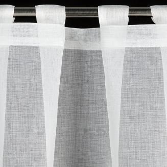 Firana gotowa na szelkach SUZAN 150x40 Eurofirany biały