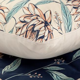 Pościel satynowa NIKA 200x220 Eurofirany granatowy