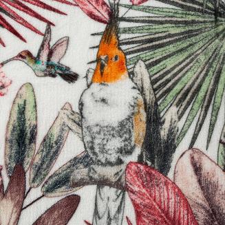 Koc narzuta PARROT 150x200 Design91 zielony