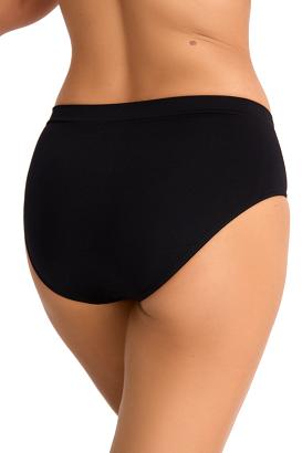 Figi damskie bikini Mirela 008 bezszwowe czarne