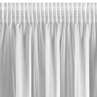 Zasłona gotowa na taśmie ROSES 140x270 Eva Minge Eurofirany biały