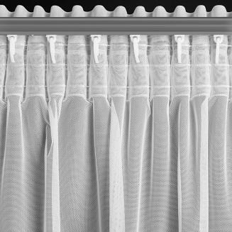 Zasłona gotowa na taśmie ROSES 140x270 Eva Minge Eurofirany biały