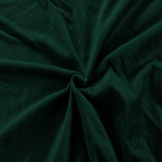 Prześcieradło polarowe z gumką MIŚ 200x220 butelkowa zieleń