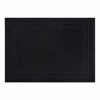 Dywanik łazienkowy Mondo 50x70 stópki czarny