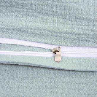 Szałwiowa Bawełniana Poszewka Muślinowa 70x80 Do Pościeli