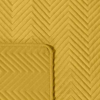 Narzuta dekoracyjna SOFIA 220x240 musztardowy