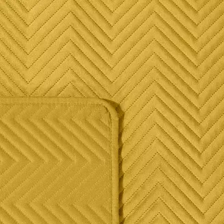 Narzuta dekoracyjna SOFIA 220x240 musztardowy