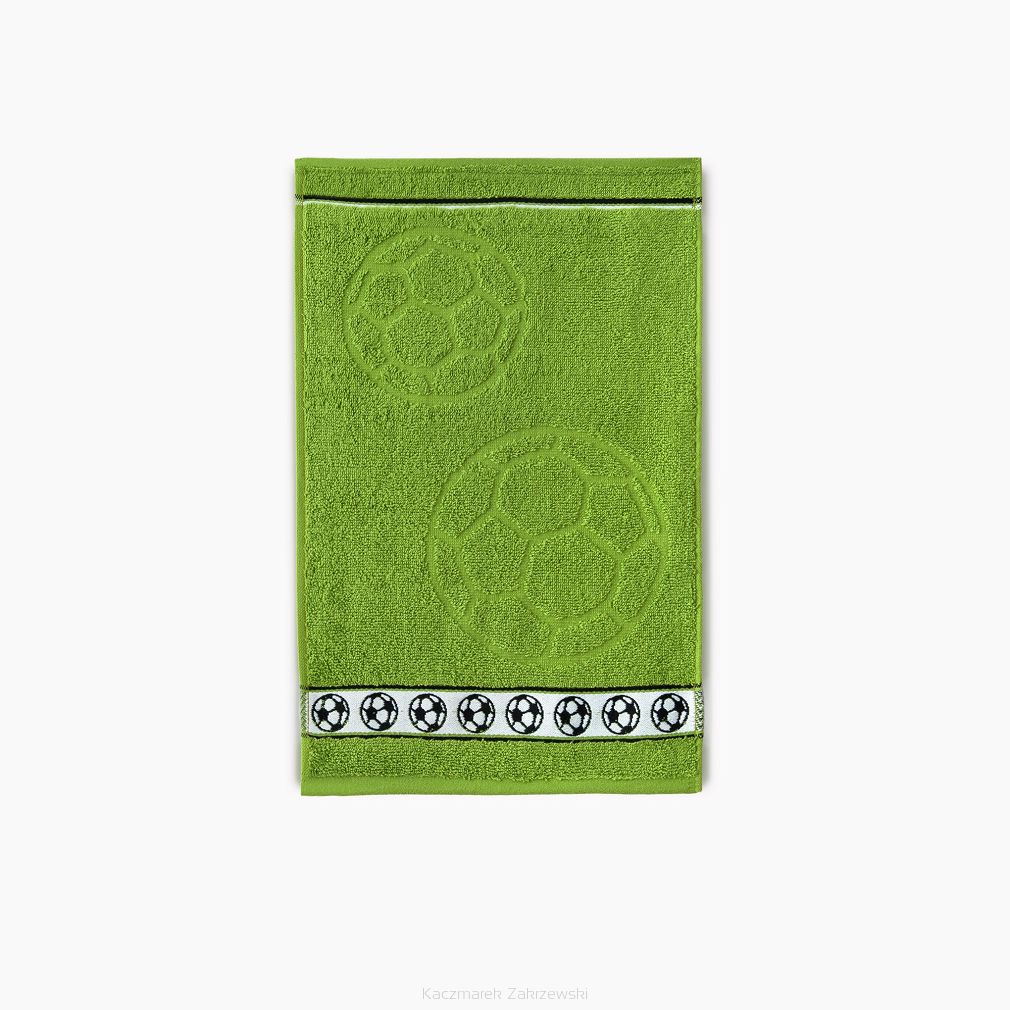 Ręcznik dla dzieci PIŁKA 30x50 Zwoltex zielony