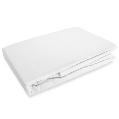 Prześcieradło flanelowe z gumką 180x200 Darymex białe