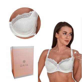 Biustonosz GAIA Semi-Soft Mama 1199 do karmienia ecru