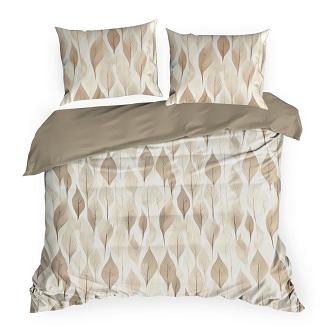 Pościel bawełniana DAFNE 220x200 Design91 brązowy