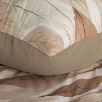 Pościel bawełniana DAFNE 220x200 Design91 brązowy