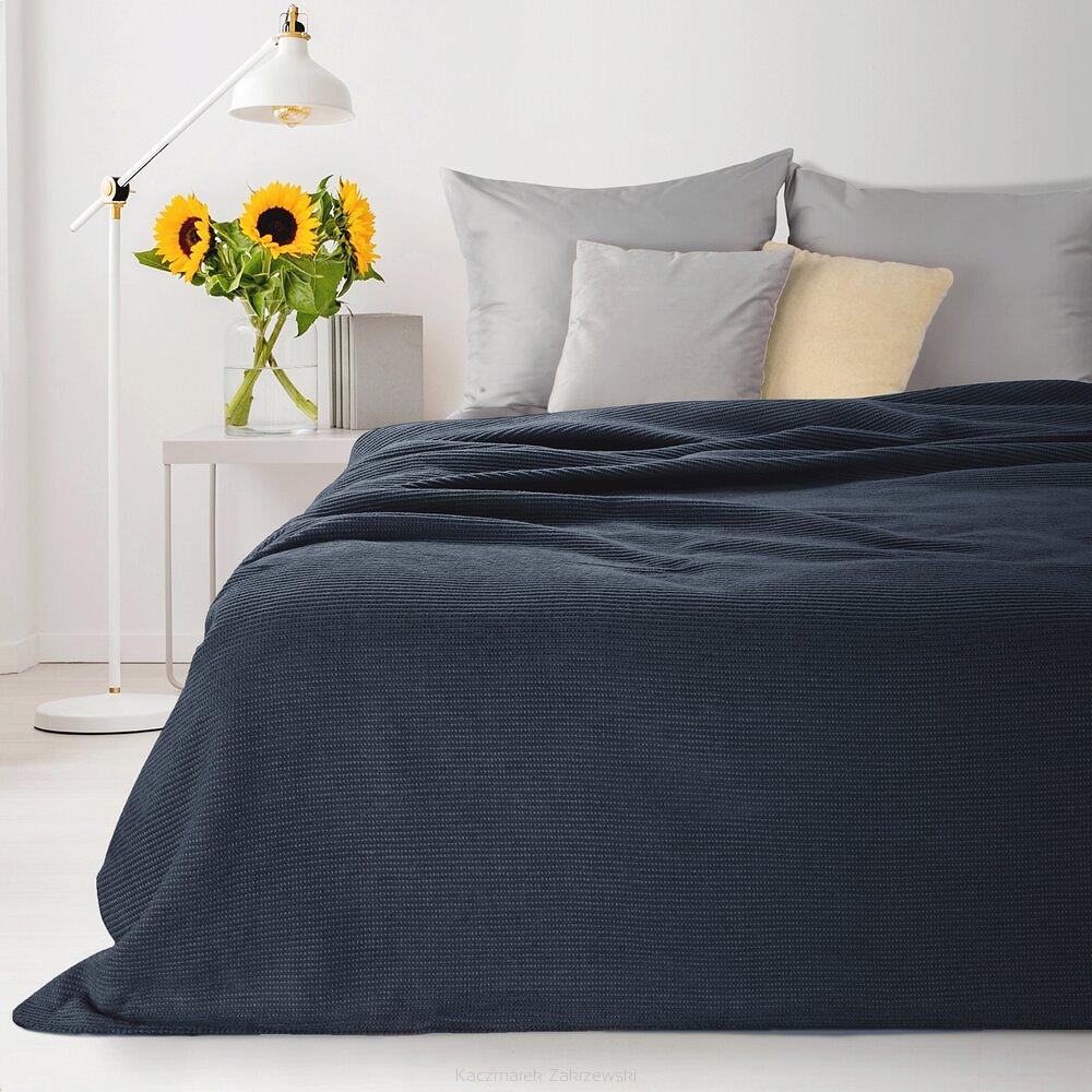 Koc narzuta LINDA 200x220 Eurofirany granatowy