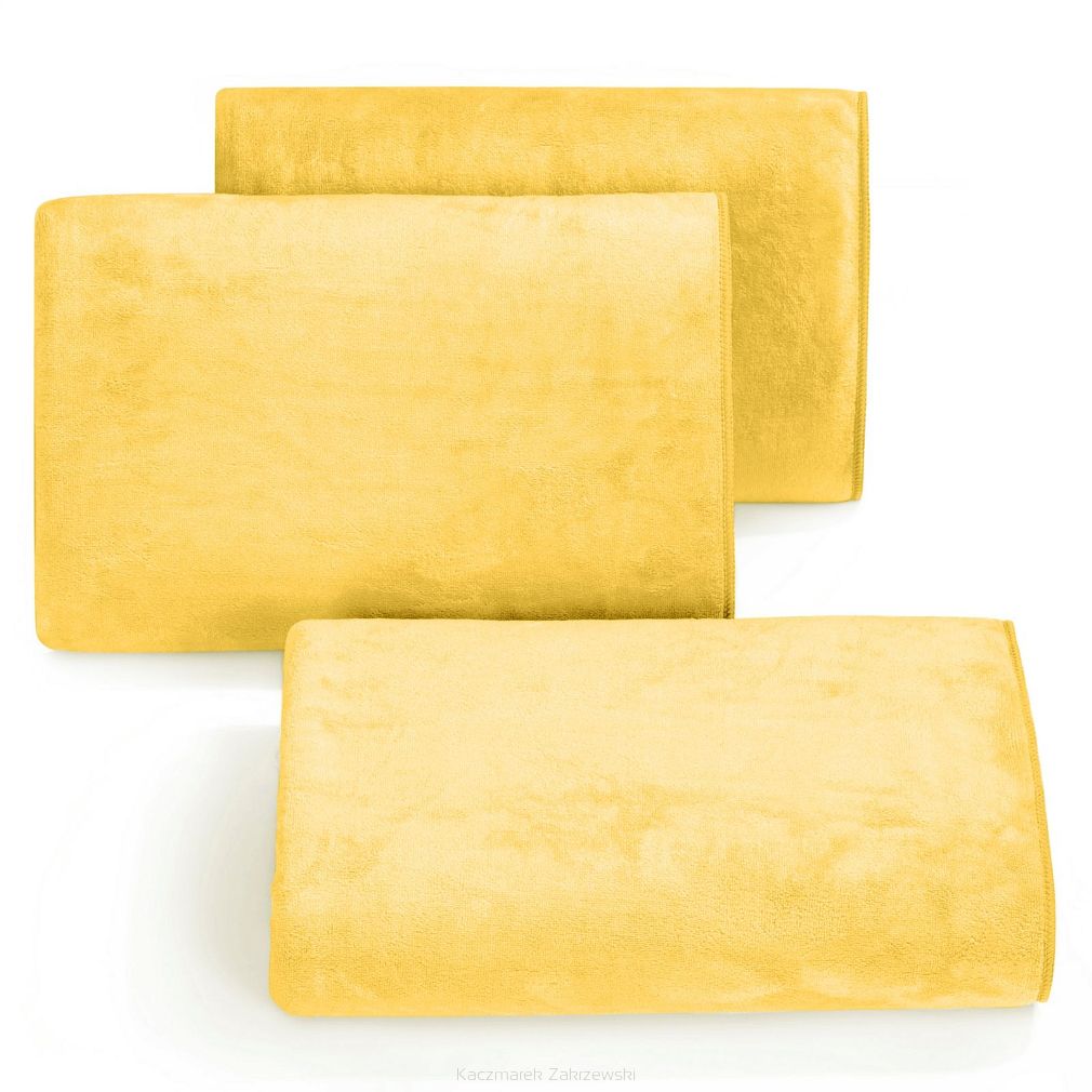 Ręcznik szybkoschnący 30x30 Eurofirany żółty
