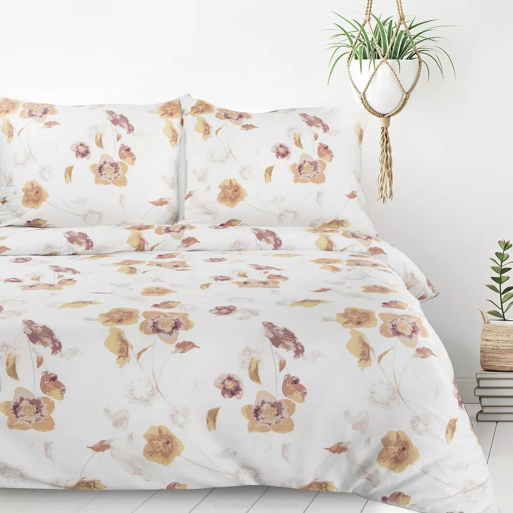 Pościel bawełniana IGA 160x200 Design91 biały