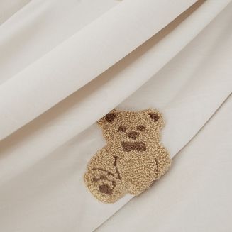 Beżowa Pościel w Misie 160x200 Cuty Misie