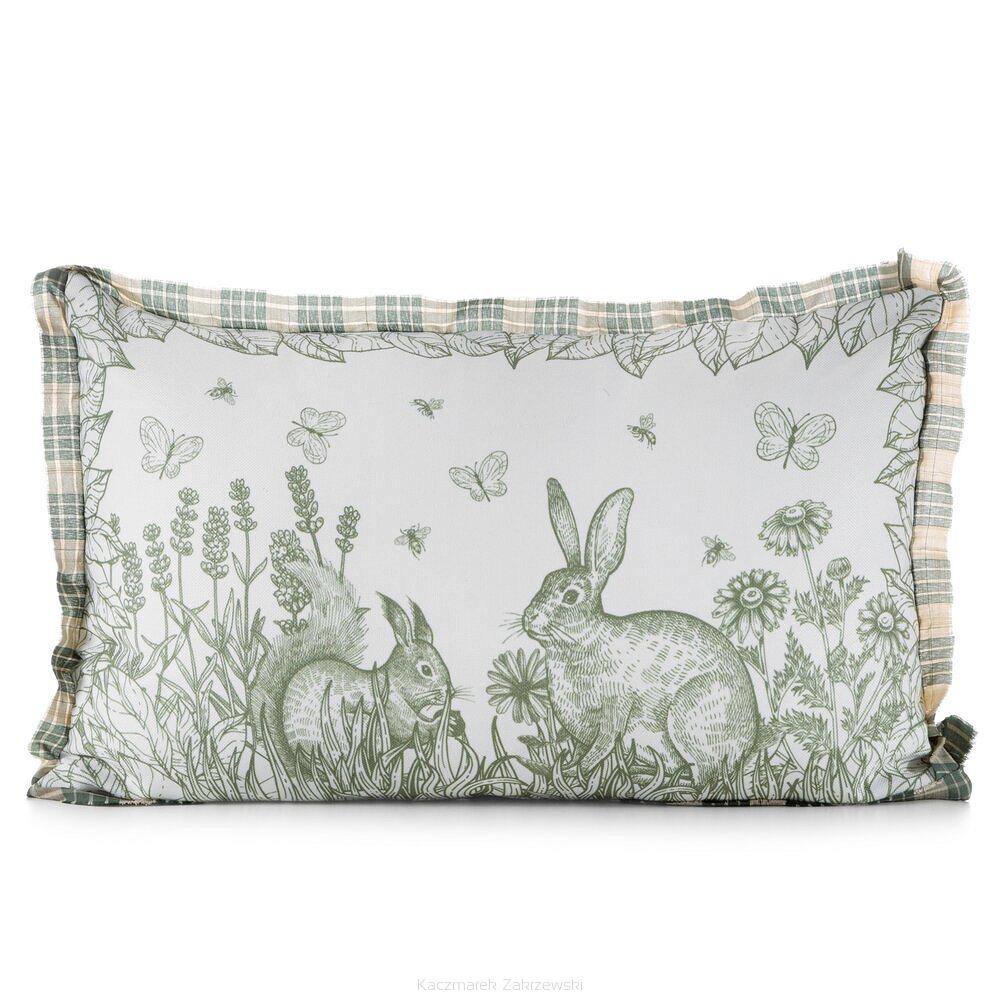 Poszewka dekoracyjna WIOSNA 30x50 Eurofirany kremowy