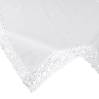 Obrus dekoracyjny SUSAN 85x85 Eurofirany biały