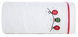 Ręcznik świąteczny GERDA 50x90 Eurofirany biały