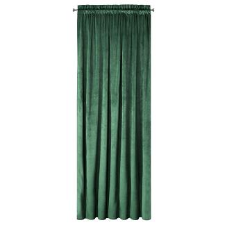 Zasłona gotowa na taśmie MELANIE 140x270 Eurofirany ciemnozielona