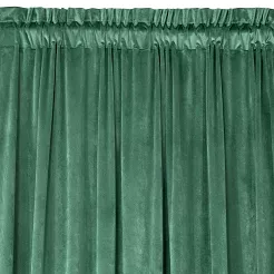 Zasłona gotowa na taśmie MELANIE 140x270 Eurofirany ciemnozielona