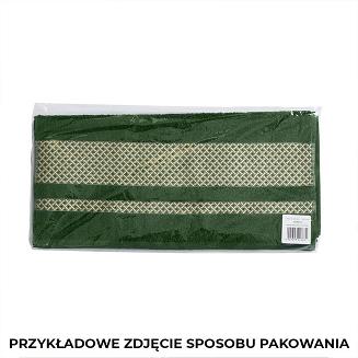 Ręcznik bawełniany PAOLA 50x90 pudrowy z bordiurą w rozety