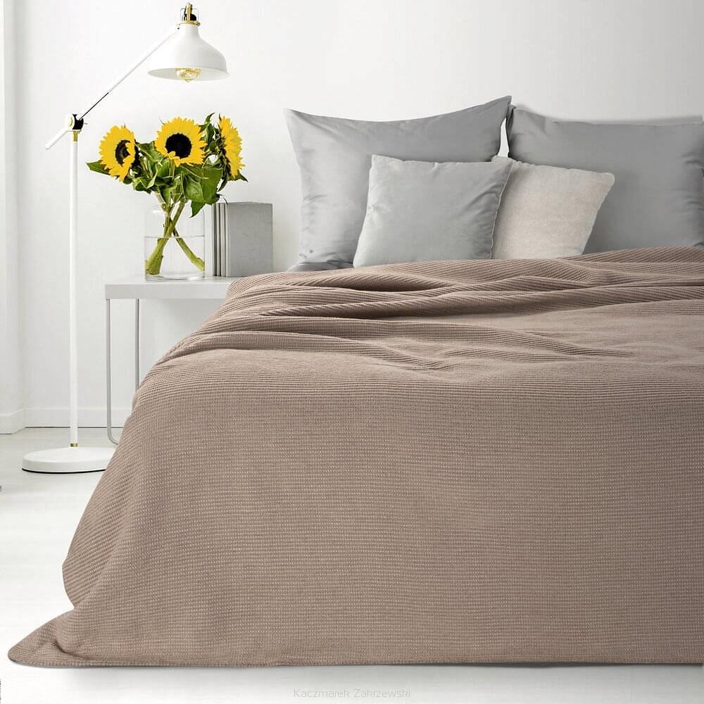 Koc narzuta AMBER 180x220 Design91 beżowy