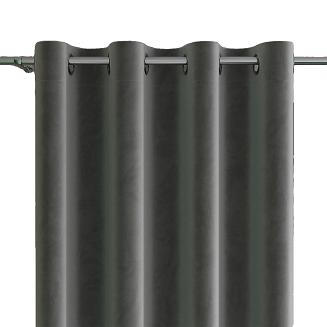 Zasłona gotowa na przelotkach VELVI 140x250 antracytowa