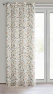 Zasłona gotowa na przelotkach AMARA Eurofirany naturalny