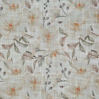 Zasłona gotowa na przelotkach AMARA Eurofirany naturalny